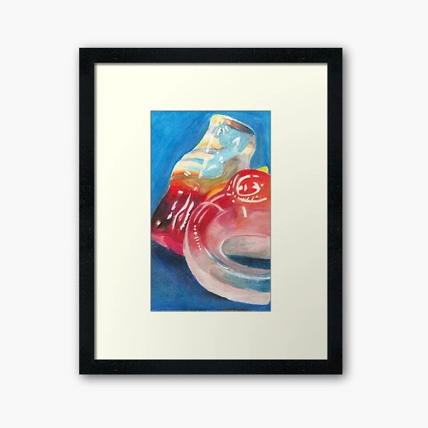 Framed print with Kitty's Half for me, half for you